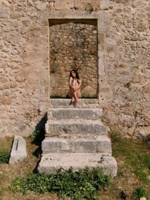 Haley Pullos Instagram - exploring ancient castles