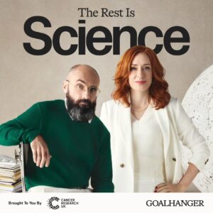 Hannah Fry Instagram - Big BIG news people. HUGE! 

An idea that's about two years in the making, I've joined the team @goalhanger for a brand new always-on podcast: The Rest Is Science⭐️

It's a podcast for people who like things both absurdly deep and deeply absurd. Science, but not in the way youve ever seen it before.

 Swipe for the trailer: 👉

My cohost is the inimitable Michael Stevens of Vsauce fame. I've been a fan of his for about fifteen years, and if you know his work, you'll understand why I'm so giddy i get to work with him. And if you've somehow missed him, buckle up - or at least find something to hold on to.

Our first episode is coming next week. Prepare your neurons accordingly..