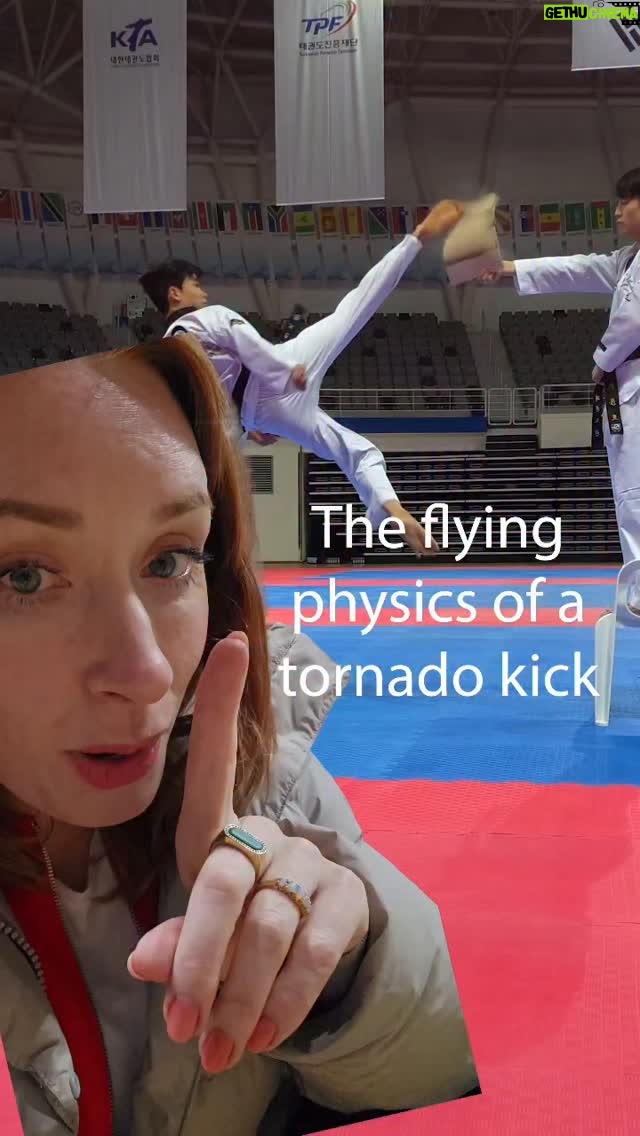 Hannah Fry - 28.9K Likes - My new series the Infinite Explorer (coming soon on National Geographic in the UK/ EU and Bloomberg Originals in the US) took me to South Korea to see some amazing Taekwondo.

I'm pretty confident that understanding the physics of how it works from the sidelines means I'm already well on my way to a black belt