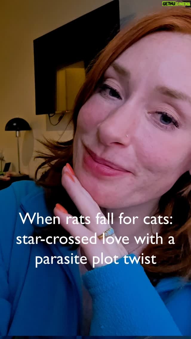 Hannah Fry - 69.9K Likes - Two households, both alike in dignity...

Mice infected with low-virulence strains of Toxoplasma gondii lose their innate aversion to cat urine, even after extensive parasite clearance, by Wendy Marie Ingram, Leeanne M. Goodrich, Ellen A. Robey, and Michael B. Eisen (2013)