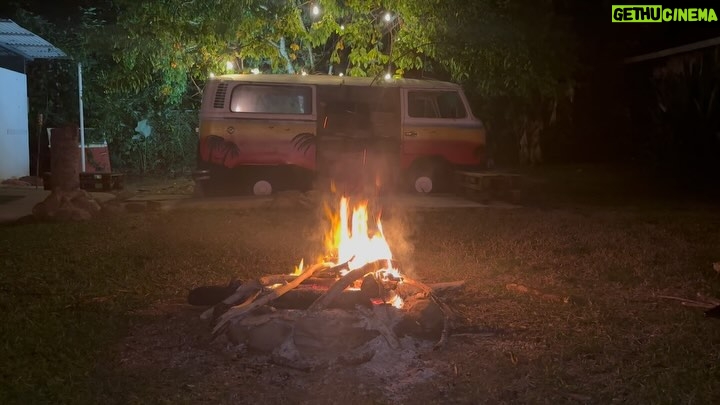 Hannah Spearritt - 1.4K Likes - Cantina del Rio hotel in Barú for birthday celebrations 🥳…. The VW camper turned BBQ may be one of the coolest things I’ve seen! High tide brought the river right in the next day and then the lightning added to the fun! ⚡️Thank you again Leanne and Wayne! 💗💗💗😊