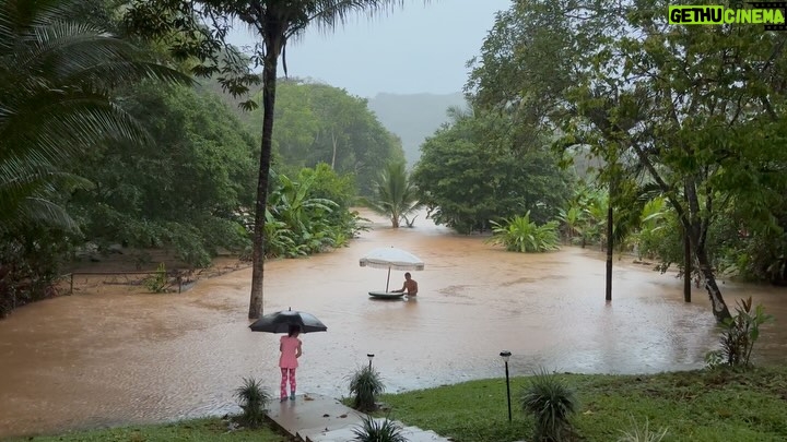 Hannah Spearritt - 1.4K Likes - Cantina del Rio hotel in Barú for birthday celebrations 🥳…. The VW camper turned BBQ may be one of the coolest things I’ve seen! High tide brought the river right in the next day and then the lightning added to the fun! ⚡️Thank you again Leanne and Wayne! 💗💗💗😊