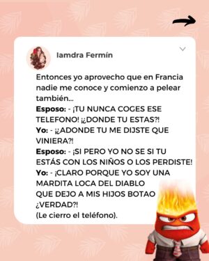 Iamdra Fermín Instagram - ~Yo: - Ay mi amor discúlpame, tu no debiste haber oído eso, yo estoy brava con tu Papá, pero ahorita lo hablamos y resolvemos ese desacuerdo, tranquila…
👆🏻Ah pero cuando le digo que no se meta la mano sucia en la boca ahí si no oye nada😡.
👆🏻Esposo y yo hablamos del tema después cuando estábamos bajitos y ya… todo bien🤷🏻♀️.
👆🏻¿Alguien sabe como diablo logro que las llamadas de whatsapp me suenen sin tener que prender todas las notificaciones de la app o subir el volumen del celular?
Subí el volumen del teléfono y ahora hasta cuando escribo suena, sin mencionar que la alarma de la mañana parece la bocina de un camión😐.
#criandocarajitosif #vidaenparejaif #anecdotascarajitosif