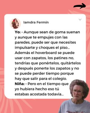Iamdra Fermín Instagram - ~Mínimo va a ser abogada litigante🥲…
Cabe destacar que en toda esta discusión ella estaba impaciente y quillada.
[Yo también pero tenía que comportarme como adulta madura🙄).
#criandocarajitosif #anecdotascarajitosif casi 7 años.