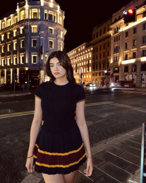 Ilisha Singh Kaurav Instagram - an evening in Roma🌃

.

.

wearing @poloralphlauren kids

.

.

#rome #citylights #italy #ralphlauren #ootn #outfitinspo #coordset #polo #nightaesthetic #digitals #explore #bhfyp #darkacademia #girly #miniskirt #winter #fall #fallfashion #november