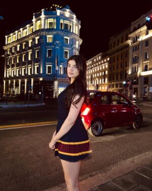 Ilisha Singh Kaurav Instagram - an evening in Roma🌃

.

.

wearing @poloralphlauren kids

.

.

#rome #citylights #italy #ralphlauren #ootn #outfitinspo #coordset #polo #nightaesthetic #digitals #explore #bhfyp #darkacademia #girly #miniskirt #winter #fall #fallfashion #november