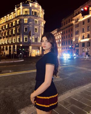 Ilisha Singh Kaurav Instagram - an evening in Roma🌃

.

.

wearing @poloralphlauren kids

.

.

#rome #citylights #italy #ralphlauren #ootn #outfitinspo #coordset #polo #nightaesthetic #digitals #explore #bhfyp #darkacademia #girly #miniskirt #winter #fall #fallfashion #november