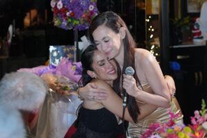 Ina Raymundo Instagram - We’re finally complete to celebrate a huge milestone in my life. Hearing the speeches of my loved ones and being honored in such a beautiful way felt like the most precious gift. My heart feels so full. To my friends and family, thank you for all the love. 💜♥️🥰
 #50 ✨✨✨