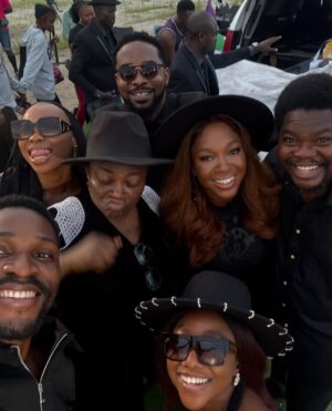 Ini Dima-Okojie Instagram - Segilola Benson Fernandez! Sweet girl š¤
Some of you would call her wicked, others may call her beggy beggy⦠but I call her misunderstood šāāļø
BEHIND THE SCENES, still showing in cinemas nationwide and select Odeon Cinemas in the UK and is coming to the US January 9th.
#BehindTheScenesTheMovie #2BillionLoading !!!š„