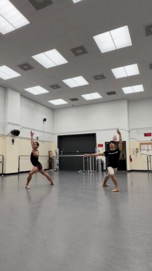 Irina Dvorovenko Instagram - Even as principal dancer, the work never stops. @nycballet

Music @adamyoungsmusic