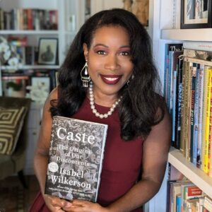 Isabel Wilkerson Instagram - Five years ago today, with the world on lockdown and political upheaval here at home, Caste: The Origins of Our Discontents came onto the public stage and managed to find a way into your hearts. It has been the honor of a lifetime to see my second-born book embraced so widely by you.
On this day, no bookstores or libraries were open. You found the book anyway, in part because it helped to explain what had defied explanation, training a searchlight on the ruptures we have inherited as a nation.

It seemed that, after a decade of research, this was the exact moment it was intended to come into the world. You, the readers, kept it on The New York Times bestsellers list for a total of 79 weeks in hardcover and paperback, making it No. 1 in Nov. 2020. 

Thank you to every person who turned the pages of this book, who posted on social, who waited on library holds, who read it for book club, gave it to friends, family and co-workers and allowed this history to shape how you see the world. 
Thank you for recognizing that caste is not theoretical, but is, in fact, built into the foundation of our country. It is playing out before our eyes as we observe divisions that strain comprehension until you look at the x-ray that caste provides us. As many of you have said, once you see it, you can’t unsee it.
It took decades of synthesis to produce Caste. I did not merely research it as a concept, I inhaled and inhabited it. The book was both historical excavation and prophecy, and so much of what was contained within its pages has heartbreakingly come to pass.
Anyone who has read Caste likely already knows why things around us are unfolding as they are. There could be no more urgent a time to understand the origins of our discontents as we seek to find ways to move forward.
The message of Caste is about love more than anything — love within oneself to emanate to the rest of our species, no matter the rung and role society casts us in. 
I am more certain than ever, that, if our species could find a way to transcend these manufactured divisions, a world without caste would set everyone free.
——
Scroll to the end to see a few of the “pinch me” moments in the rollout of this book.