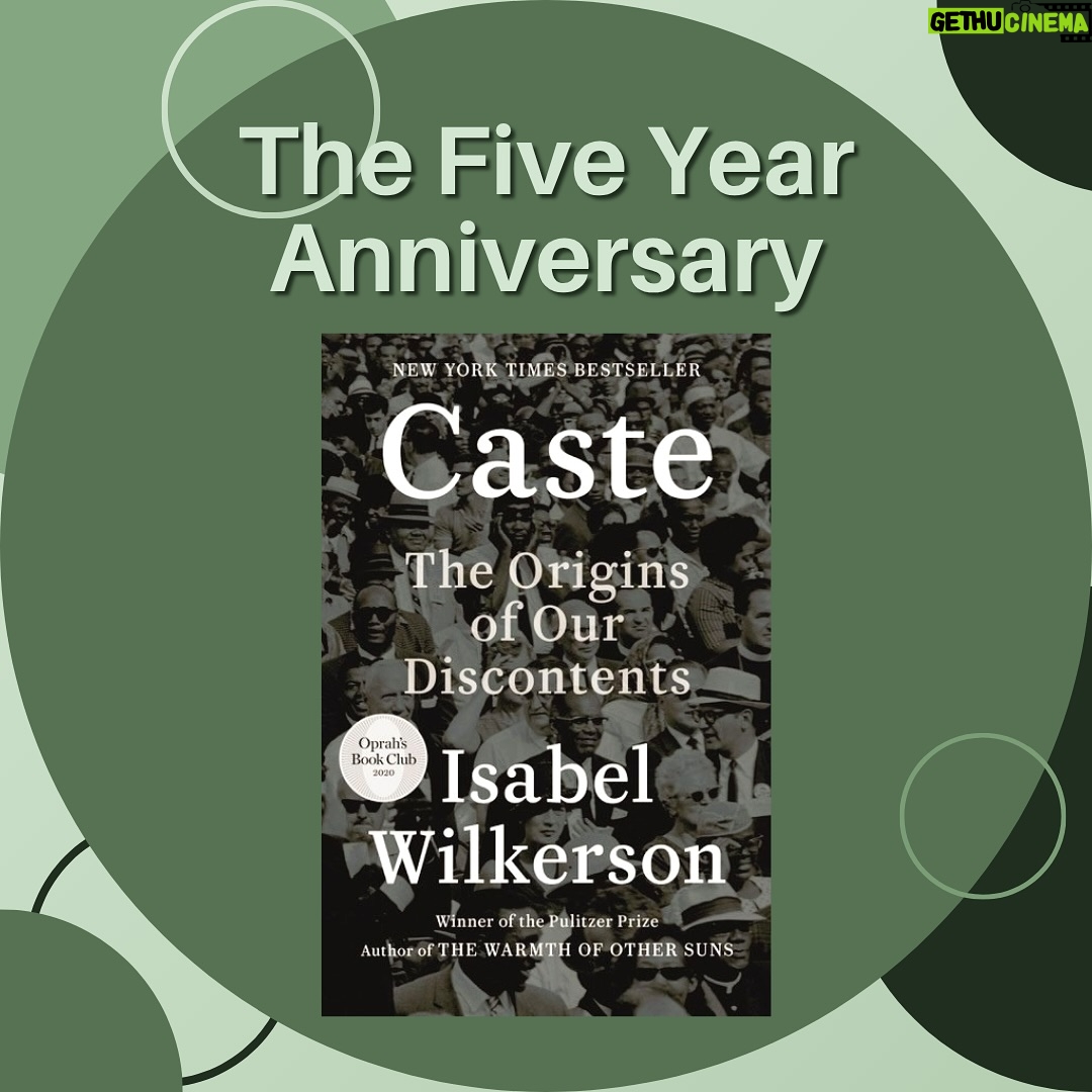 Isabel Wilkerson - 7.7K Likes - Five years ago today, with the world on lockdown and political upheaval here at home, Caste: The Origins of Our Discontents came onto the public stage and managed to find a way into your hearts. It has been the honor of a lifetime to see my second-born book embraced so widely by you.
On this day, no bookstores or libraries were open. You found the book anyway, in part because it helped to explain what had defied explanation, training a searchlight on the ruptures we have inherited as a nation.

It seemed that, after a decade of research, this was the exact moment it was intended to come into the world. You, the readers, kept it on The New York Times bestsellers list for a total of 79 weeks in hardcover and paperback, making it No. 1 in Nov. 2020. 

Thank you to every person who turned the pages of this book, who posted on social, who waited on library holds, who read it for book club, gave it to friends, family and co-workers and allowed this history to shape how you see the world. 
Thank you for recognizing that caste is not theoretical, but is, in fact, built into the foundation of our country. It is playing out before our eyes as we observe divisions that strain comprehension until you look at the x-ray that caste provides us. As many of you have said, once you see it, you can’t unsee it.
It took decades of synthesis to produce Caste. I did not merely research it as a concept, I inhaled and inhabited it. The book was both historical excavation and prophecy, and so much of what was contained within its pages has heartbreakingly come to pass.
Anyone who has read Caste likely already knows why things around us are unfolding as they are. There could be no more urgent a time to understand the origins of our discontents as we seek to find ways to move forward.
The message of Caste is about love more than anything — love within oneself to emanate to the rest of our species, no matter the rung and role society casts us in. 
I am more certain than ever, that, if our species could find a way to transcend these manufactured divisions, a world without caste would set everyone free.
——
Scroll to the end to see a few of the “pinch me” moments in the rollout of this book.
