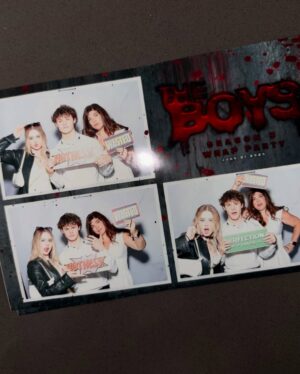 Isabella Crovetti Instagram - Grateful I got to watch the show’s filming come to a close. Love u cam I’m incredibly proud of u❤️ @cameroncrovetti 

#theboys #wrapparty #party #amazonprime #ryan #ryantheboys #homelander #atrain #theboyshomelander #ryan #siblings #theboysamazon