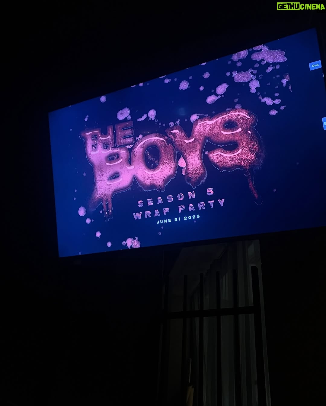 Isabella Crovetti - 12.5K Likes - Grateful I got to watch the show’s filming come to a close. Love u cam I’m incredibly proud of u❤️ @cameroncrovetti 

#theboys #wrapparty #party #amazonprime #ryan #ryantheboys #homelander #atrain #theboyshomelander #ryan #siblings #theboysamazon