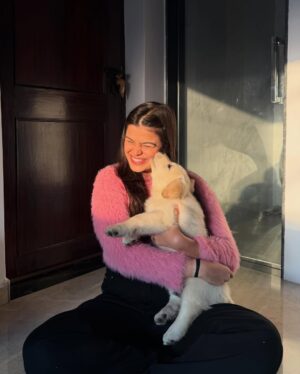 Ishita Instagram - Everyone, meet Flurry 🤍 the newest (and cutest) member of my life.