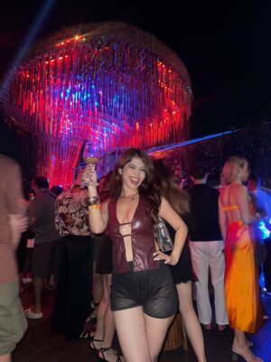 Ishita Anand Instagram - Bangkok’s most viral Rooftop Bar-CHECKLIST⬇️

Crowded ✔️🫠
Standing-only ✔️💃
Mandatory drink ✔️🍷
Peak vibes ✔️🥂
Unreal city views ✔️🌃

Worth the hype? Looks better on Instagram ❌😅 
📍Tichuca BKK

[ Rooftop Bar Bangkok, Viral Rooftop Bar, Bangkok Rooftop Bars, Best Rooftop Bars in Bangkok, Bangkok Nightlife, Thailand Nightlife, Bangkok Travel, Thailand Trip, Things to Do in Bangkok, Bangkok Nights, City Views, Rooftop Vibes, Party Night, Girls Trip Bangkok, Travel Dump, Night Out Look, Party Outfit, Rooftop Bar Thailand] #bangkoktrip #sisterstrip #ishitanand #partylook #thailandtravel