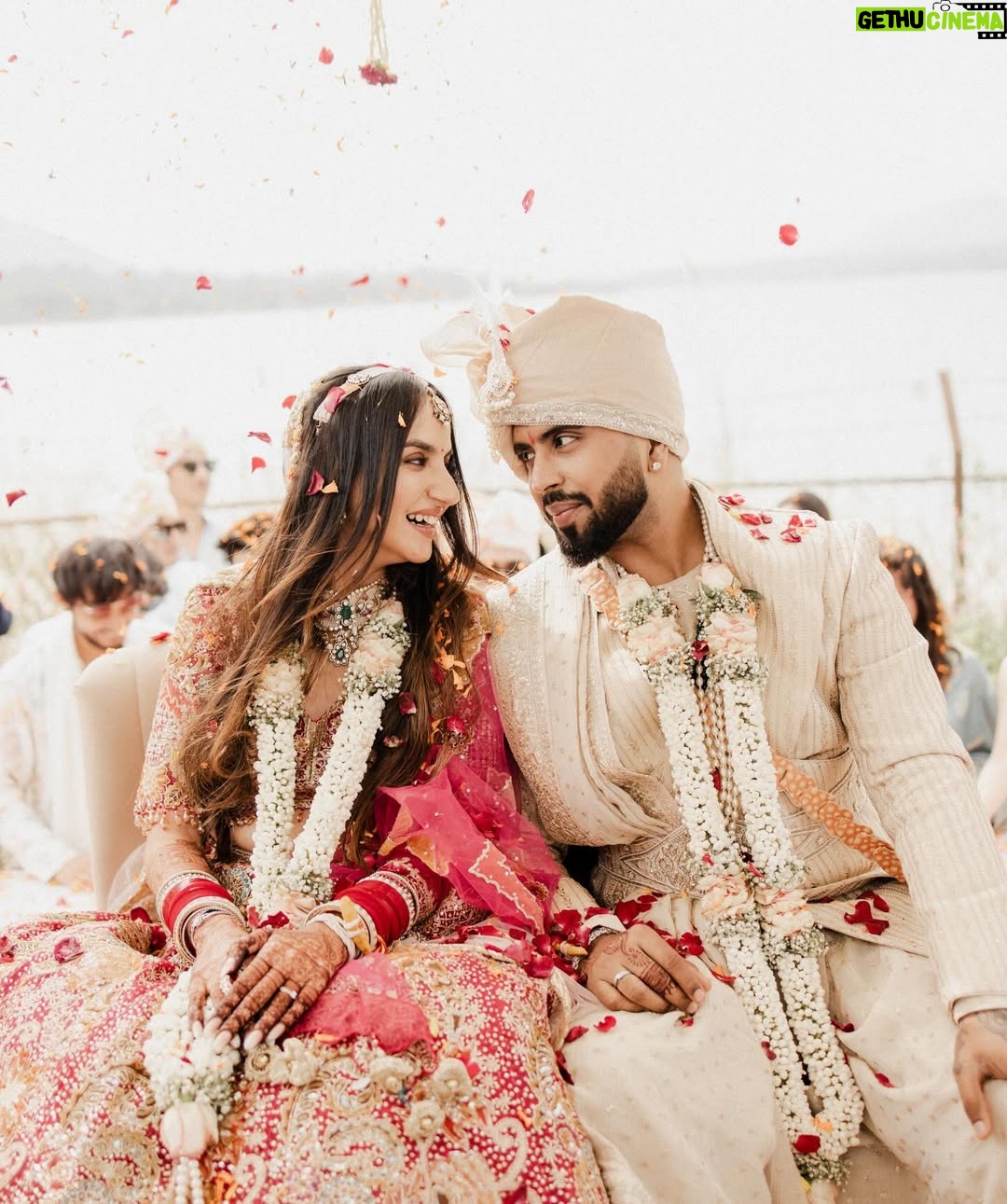 Ishpreet Dang - 324.6K Likes - 30.11.25 #Tejpreet Ab Toh Forever ❤️

This Wedding is Straight Out of Our dreams !! We crafted every moment with our hands and it turned out so magical that we are still feeling all the intensity of every second ! 

Ishpreet Outfit @rimpleandharpreet 
Tejas Outfit - @muktikavithcasa 
Makeup by - @sunny_makeup_artist 
Event @eternityeventss 
Clicked by @camerawala_74 & Team 
Location @savanalakeresort