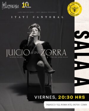Itatí Cantoral Instagram - ¿Quién tiene el poder de contar la historia?
¿Quién tiene el derecho a reclamar su versión de los hechos? 🪶

“Juicio a una zorra” vuelve a La Teatrería para desmantelar el relato que convirtió a Helena de Troya en la mujer más juzgada de la historia 🥀

A partir del 16 de enero
🗓️Viernes 8:30 pm 
🎟️Boletos en taquilla o en lateatreria.com