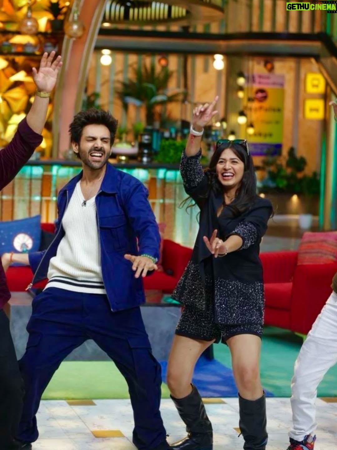 Jagriti Pahwa - 168.8K Likes - DidWe really dance with Kartik Aaryan or am I still dreaming? 👀
A once-in-a-lifetime experience on Netflix’s The Great Indian Kapil Show ✨
Watch Tonight @thegreatindiankapilshow on @netflix_in at 8PM

Thankyou @netflix_in for turning My Dream into Reality🥹❤️

@netflix_in @thegreatindiankapilshow
#TheGreatIndianKapilShowOnNetflix #YehHaiIndiaKaMastiverse #jagritipahwa #techiela