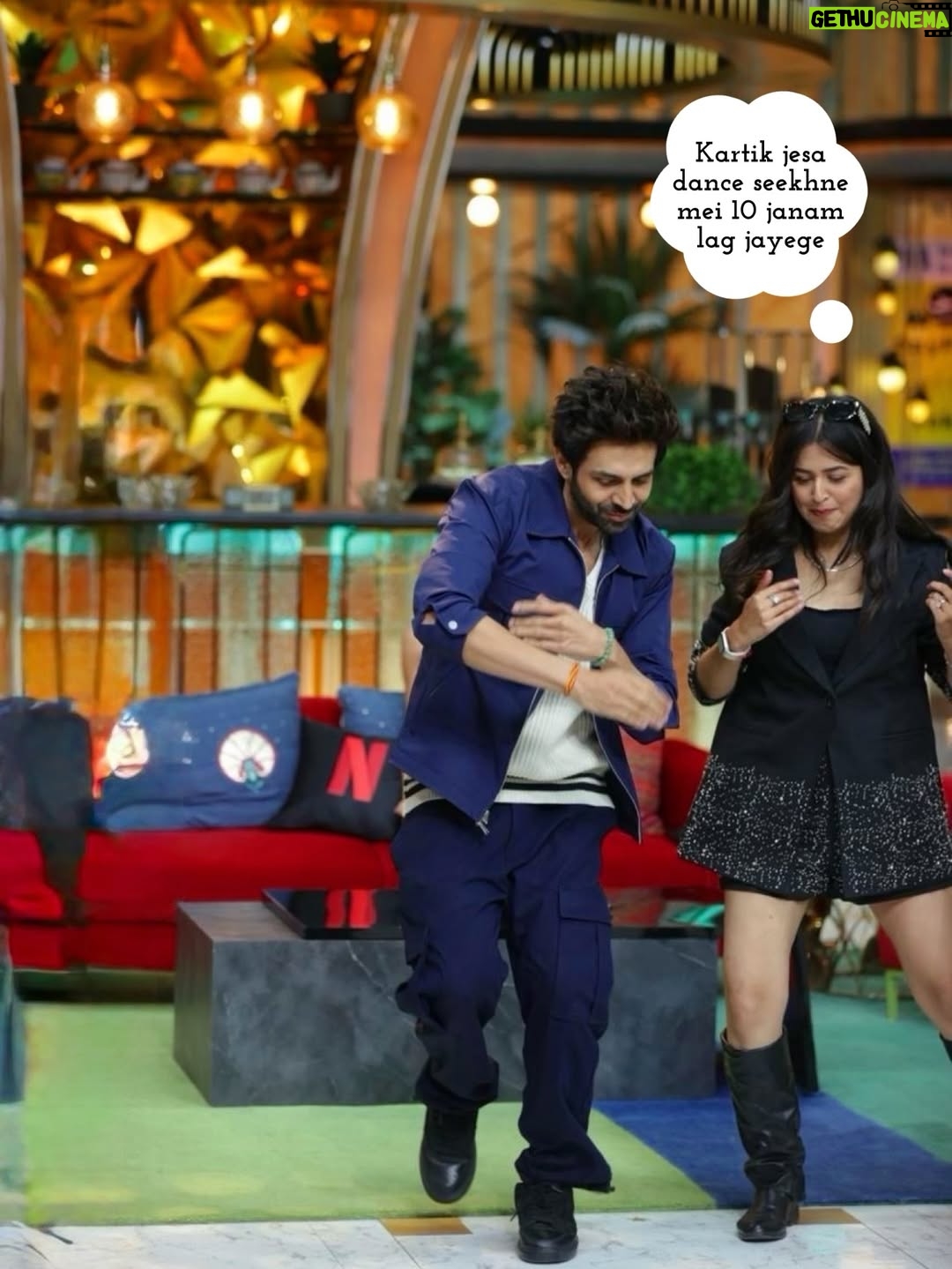 Jagriti Pahwa - 168.8K Likes - DidWe really dance with Kartik Aaryan or am I still dreaming? 👀
A once-in-a-lifetime experience on Netflix’s The Great Indian Kapil Show ✨
Watch Tonight @thegreatindiankapilshow on @netflix_in at 8PM

Thankyou @netflix_in for turning My Dream into Reality🥹❤️

@netflix_in @thegreatindiankapilshow
#TheGreatIndianKapilShowOnNetflix #YehHaiIndiaKaMastiverse #jagritipahwa #techiela