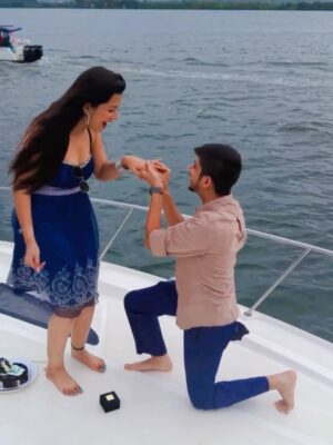 Jagriti Pahwa Instagram - From content collabs to lifetime collab 🥹❤️ Jaggu Pahwa is officially mine 💍 🧿
.
.
.
.
.
#proposal #dreamproposal #jagritipahwa #techiela #lifetimecollab