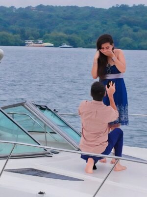 Jagriti Pahwa Instagram - From content collabs to lifetime collab 🥹❤️ Jaggu Pahwa is officially mine 💍 🧿
.
.
.
.
.
#proposal #dreamproposal #jagritipahwa #techiela #lifetimecollab