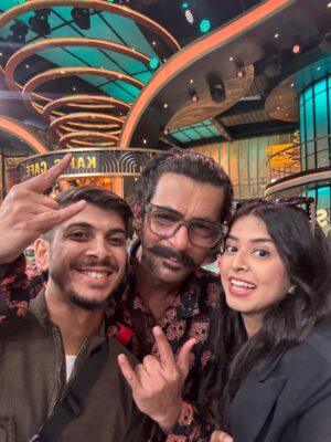 Jagriti Pahwa Instagram - DidWe really dance with Kartik Aaryan or am I still dreaming? 👀
A once-in-a-lifetime experience on Netflix’s The Great Indian Kapil Show ✨
Watch Tonight @thegreatindiankapilshow on @netflix_in at 8PM
Thankyou @netflix_in for turning My Dream into Reality🥹❤️
@netflix_in @thegreatindiankapilshow
#TheGreatIndianKapilShowOnNetflix #YehHaiIndiaKaMastiverse #jagritipahwa #techiela