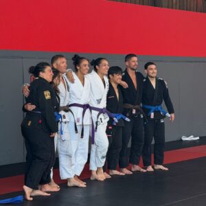 Janay Harding Instagram - 8 years in the blue comes to an end 😅💜

Grateful for this journey that stems much farther than just Jiu Jitsu but it always being the most consistent. For the beginning of my MMA career I really fell for the narrative that I wasn’t a ‘Jiu Jitsu guy’ and after saying that for so many years, travelling the world and training with some incredible coaches and training partners, you actually accidentally become a Jiu Jitsu guy anyway.

Grateful for all that jiu jitsu has taught me and it being my saviour during injuries and my three face surgeries so using this purple as an opportunity to be grateful and reflect on all the incredible gyms and people that have contributed to my progression. If I’ve ever shared the mats or a roll with you, ka nui te mihi, big thank you 🙏🏽 Ossss 💜✨

#onlytoughpeoplelasts