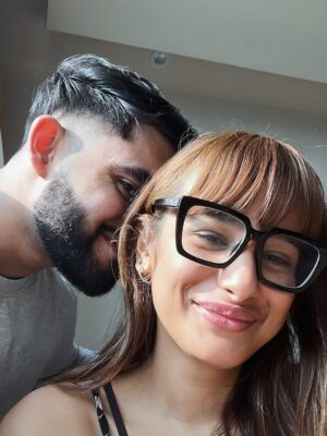 Janvi Sikaria Instagram - 1 screwed up order, 3 years of friendship 3 years of dating, 1 shark tank approved venture and 20 breakups later 🙂↔️