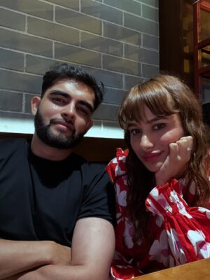 Janvi Sikaria Instagram - 1 screwed up order, 3 years of friendship 3 years of dating, 1 shark tank approved venture and 20 breakups later 🙂↔️