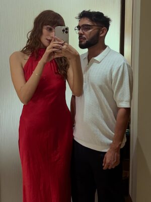 Janvi Sikaria Instagram - 1 screwed up order, 3 years of friendship 3 years of dating, 1 shark tank approved venture and 20 breakups later 🙂↔️