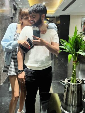 Janvi Sikaria Instagram - 1 screwed up order, 3 years of friendship 3 years of dating, 1 shark tank approved venture and 20 breakups later 🙂↔️