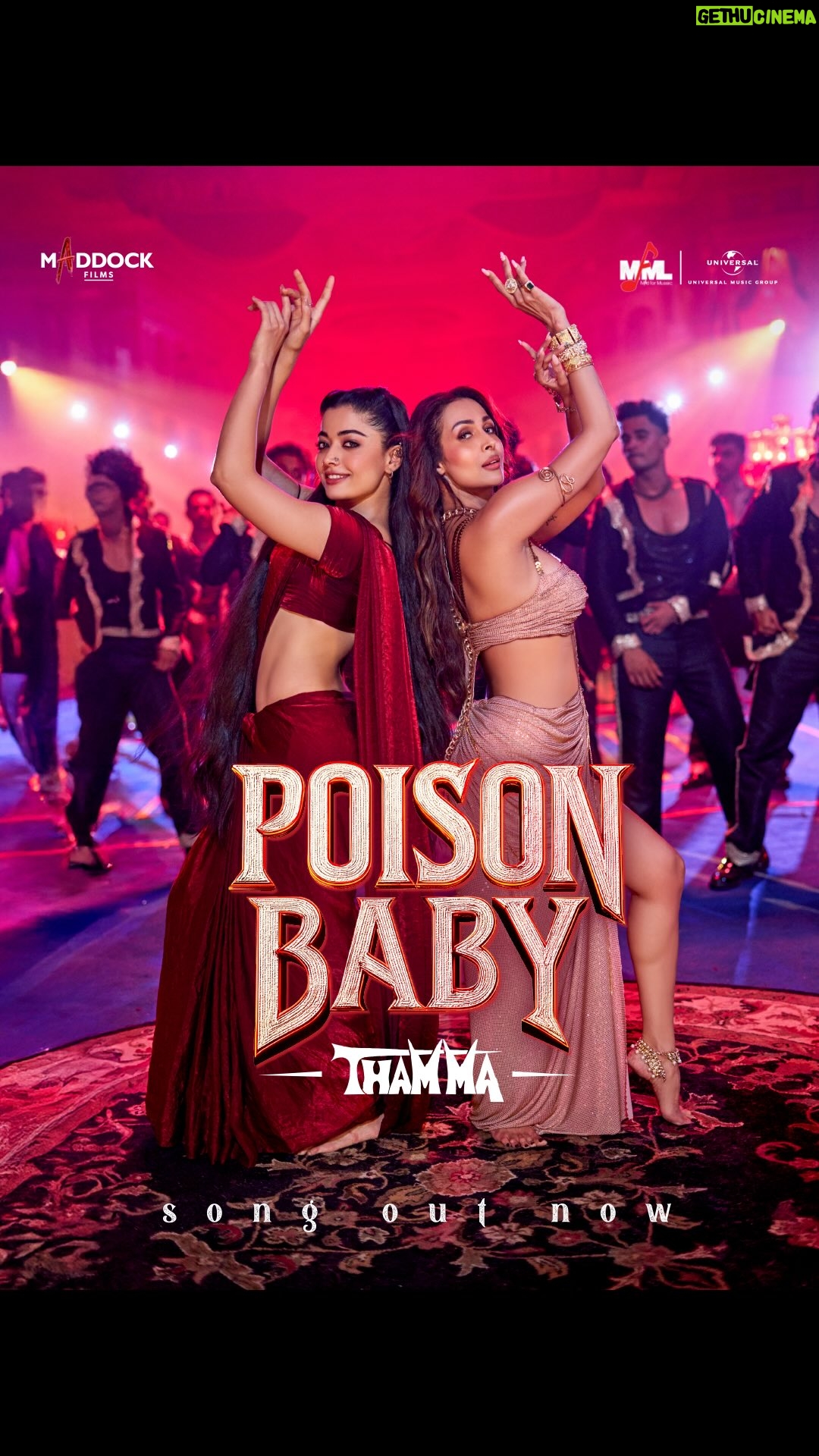 Jasmine Sandlas - 116.8K Likes - Before the poison hits your veins, let the beat sink in.
#PoisonBaby Out Now!

On 21st October, the universe brings us a bloody love story in cinemas worldwide with #Thamma! 🔥

#ThammaThisDiwali #MaddockFilms

@malaikaaroraofficial @ayushmannk @rashmika_mandanna #DineshVijan @amarkaushik @aditya_a_sarpotdar @nirenbhatt @suresh_mathew_ @arunfulara @sharadakarki @pvijan @jasminesandlas @aslidivyakumar @soulfulsachin @jigarsaraiya @sachinjigar @amitabhbhattacharyaofficial #JishnuBhattacharjee @sekharmaster @maddockfilms @madformussic @universalmusicindia @devsanyal @sanujeetb @pvrpictures @yrf