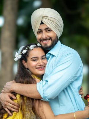 Jaspreet Dyora Instagram - And the Sun said YES to the Moon ☀️🌙💍
@jaspreetkaurdyora x @karangalhotraaa - a forever collab signed by Universe 💕