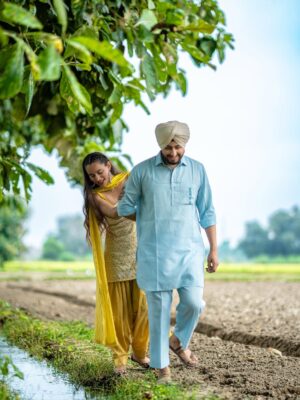 Jaspreet Dyora Instagram - And the Sun said YES to the Moon ☀️🌙💍
@jaspreetkaurdyora x @karangalhotraaa - a forever collab signed by Universe 💕
