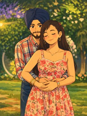 Jaspreet Dyora Instagram - Happy Birthday Karan 🎂❤️🌹🧿
I have a lot to say, but all I want to say is...
I have never met or seen a soul like you before
You are pure, innocent & a blessing meant only for me✨
I promise to protect your energy till my last breath.
May Baba Ji always bless us
with happiness, abundance, and success🙏🏻
Can't wait anymore to start my new journey with you🧿
- Tuhadi Preeti 🫰🏻