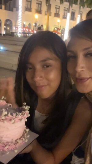 Jasú Montero Instagram - La veo y la recuerdo pequeñita mi @leonelamia ❤️, ya son 11 mi niña gracias a Dios 🙏. Te amo con mi vida amor de mi ❤️,