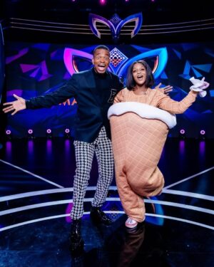 Jessica Nkosi Instagram - I am Ice Cream 💃🏽💃🏽💃🏽…. Its been so much fun seeing everyone debating on who ice cream was 😂😂😂😂😂
#MaskedSingerSA
