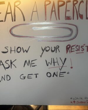 Jill Wine-Banks Instagram - The best sign for today vs my amateurish one: