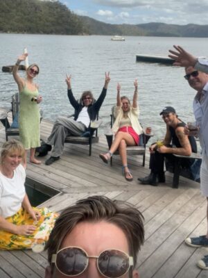 Johanna Griggs Instagram - Well - that was ridiculous fun!!!! Our gorgeous @sweeetsy turning 30 and having no idea what we had planned for him. So with his brothers @joesweet @honestfranks (along with his beautiful partner @moonymcdonald )and their divine sister @sophsweet we all headed to @peatsbite and it exceeded all expectations. The food/drinks/music/vibe was beyond epic. We enjoyed a 5 hour long lunch with live music and gorgeous scenery. The staff were all so welcoming and kind. Tanya and Geoff were the most incredible hosts. Thanks to Tammy from @hawkesburywatertaxi for getting us there and home safely. That was a truly special day. How lucky we are @toddyhuggins ❤️❤️❤️