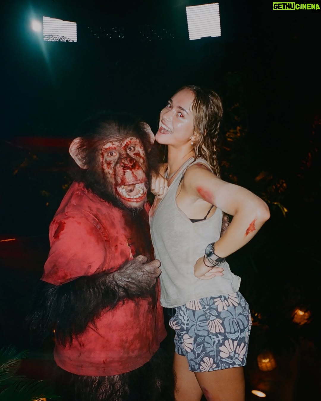 Johnny Sequoyah - 14.1K Likes - bts of the monkey business🙈
i love these people!! go see our movie!! 
bring a hand to hold… maybe an eye mask too❗️ @primatemovie