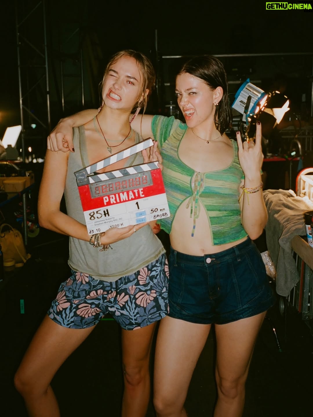 Johnny Sequoyah - 14.1K Likes - bts of the monkey business🙈
i love these people!! go see our movie!! 
bring a hand to hold… maybe an eye mask too❗️ @primatemovie