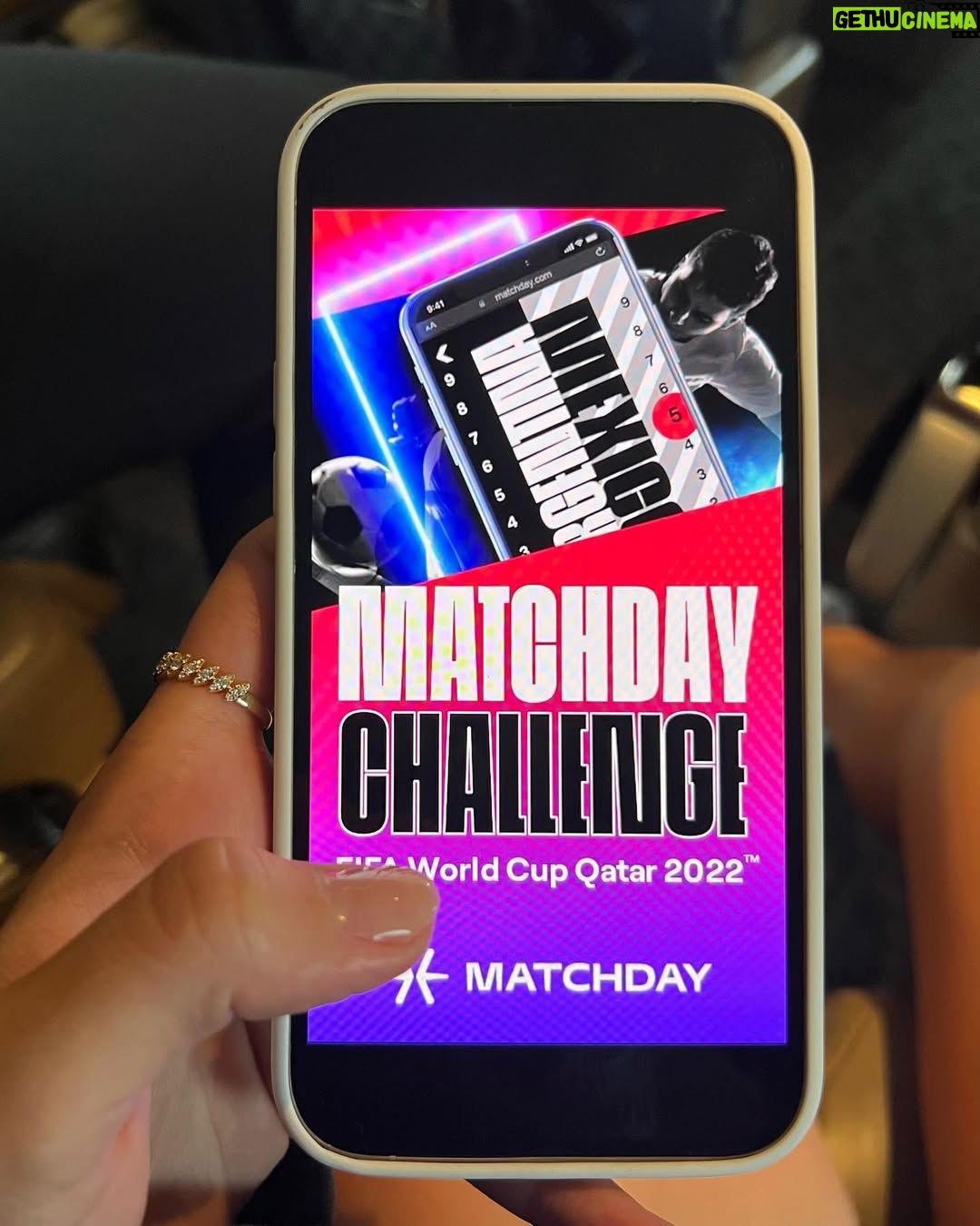 Jordyn Huitema - 120.1K Likes - IT’S TIME FOR WORLD CUP MATCHDAY! I challenge you to go to matchday.com and input your World Cup predictions! #MatchdayChallenge #WorldCup