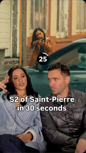 Joséphine Jobert Instagram - Allan Hawco and Joséphine Jobert give a quick sneak peek at season 2 of Saint-Pierre. Episode 1 is streaming now on CBC Gem. @saintpierretv @allanhawco @josephinejobert_official