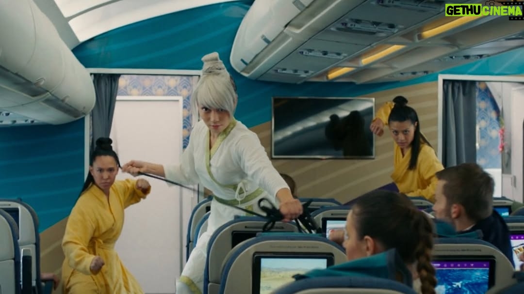 JuJu Chan - 9.7K Likes - 🚨 **ALL ABOARD!** 🚨 
Are you ready for a non-stop thrill ride at 30,000 feet? Buckle up, secure your seats, and get ready to take flight—FIGHT OR FLIGHT lands in  U.S. cinemas TODAY, May 9!!

✈️ Get your tickets now... and who knows? Maybe Master Lian will be sitting right next to you. 😉🎬🔥 

#FightOrFlight #BoardingNow #actionfilm #martialartist 
#ActionAtAltitude #joshhartnett 

Director @mrjamesmadigan 
Action Design @alainmoussi 
@thunderroadpictures @verticalentertainment