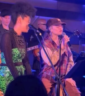 Judith Hill Instagram - It was great celebrating and remembering the David Bowie 10 year anniversary this weekend.  Joined my sister @andradaymusic for a special little tribute:)