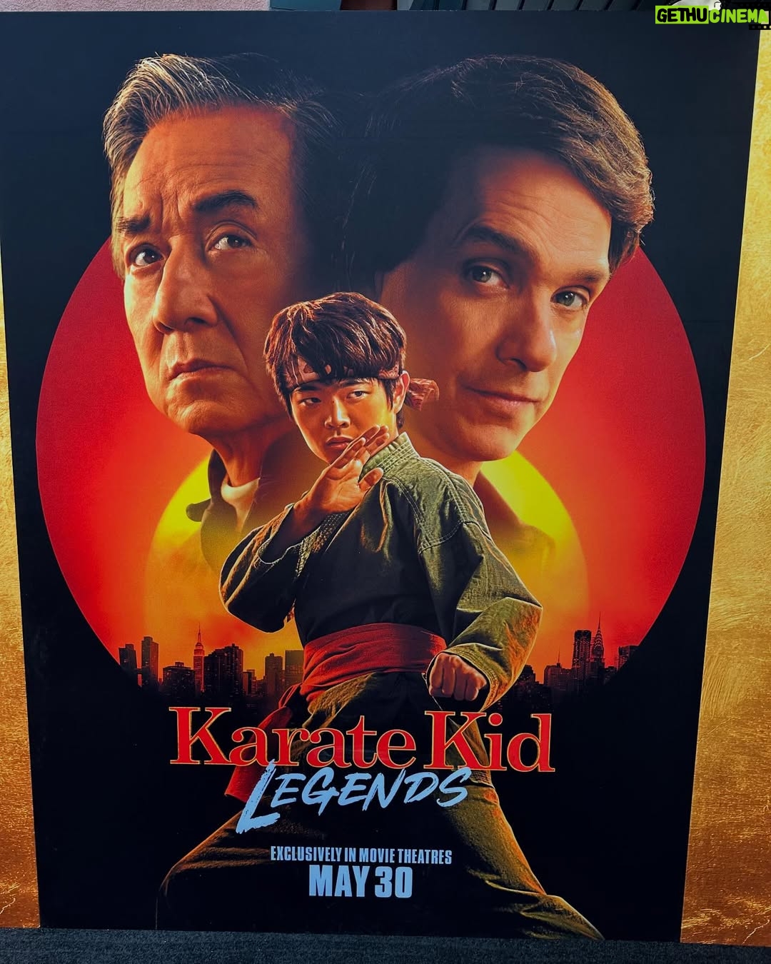 Julia Macchio - 9.4K Likes - @karatekidmovie premiere was such a blast! Nostalgia, lots of laughs, NYC, so much heart and holy stunts!!! One of my favorite parts of the evening was seeing so many people lined up on the streets of New York wearing their karate gis and cheering/smiling so big. Congrats to everyone involved. Always so proud of you, Dad! Go see it in theaters this Friday!! 🍿🌆🥋🍕🧥❤️ Okay brb, gonna go eat some stuffed crust pizza… 

Fam photo cred - StarPix 📸