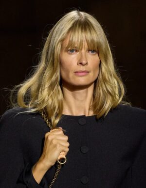 Julia Stegner Instagram - Such an honor to walk for @chloe again! Congratulations @chemena ! What a gorgeous collection! You and your entire team are incredible ✨

Also big love and thanks to
@elodiedavid
@piergiorgio 
@dmcasting 
@helenaballadino 
@yad1m 
@paulhanlonhair 
@yohanbos 
@veroniquerampazzo 
@zzotalents