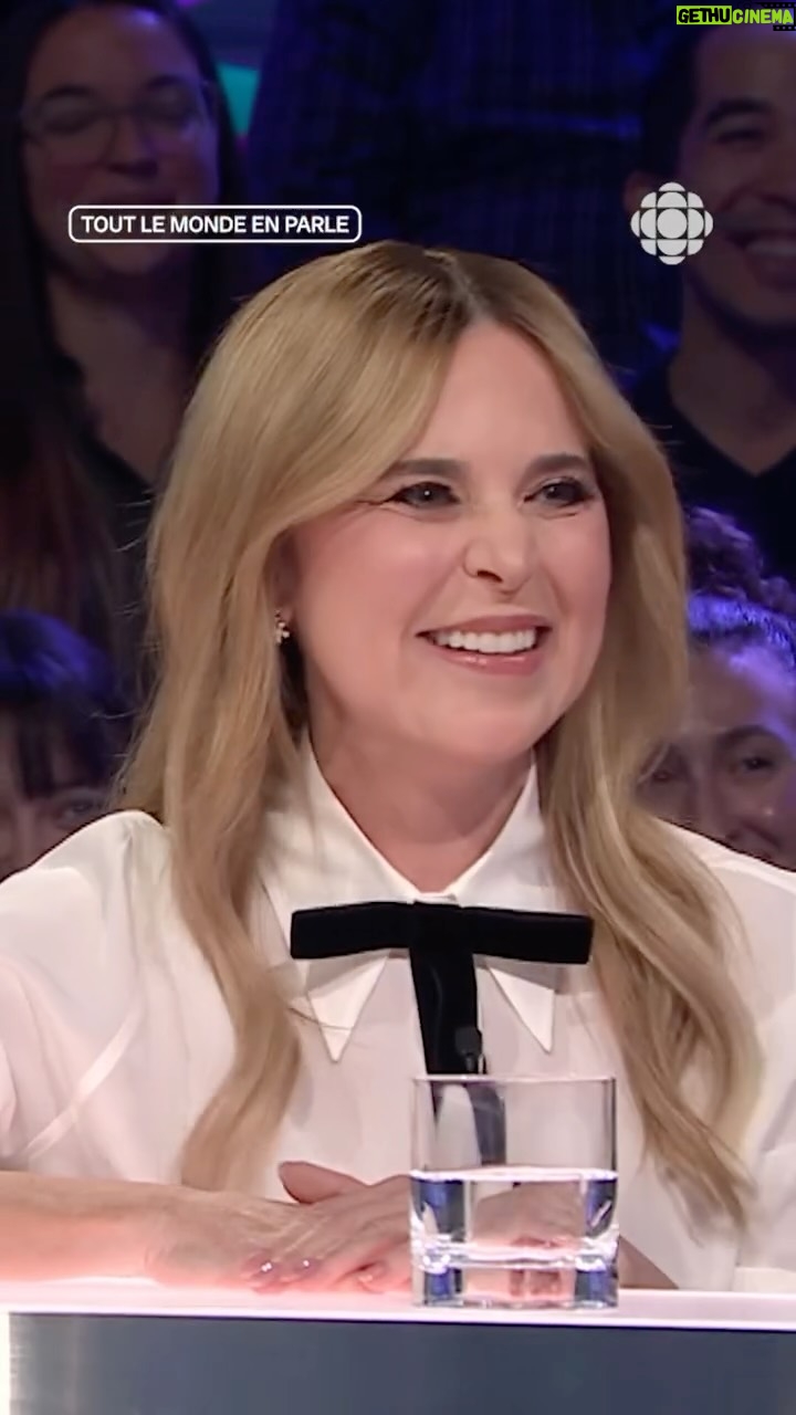 Julie Snyder - 2.7K Likes - Julie Snyder apprend le lexique d’OD au chef cookeur du Québec @guyalepage lors de son passage à @off_tlmep. 😅