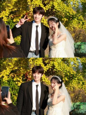 Jung Bo-min Instagram - 슬아 행복해💐💍
마지막 썸머 안녕🍃
감사합니다..🤍🪽